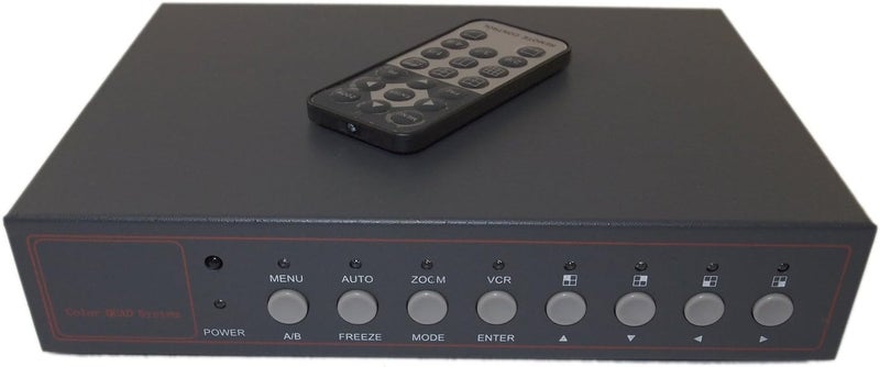 Evertech 8 Channel Analog CCTV Video Multiplexer Color Quad Processor Screen Splitter with Remote Control - Image 5